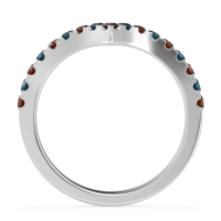 Chevron Half Eternity Lavana Band