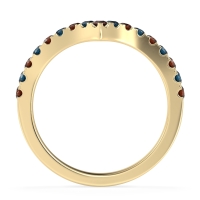 Chevron Half Eternity Lavana Band