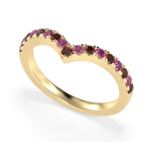 Chevron Half Eternity Lavana Band