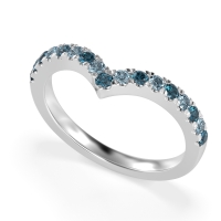 Chevron Half Eternity Lavana Band