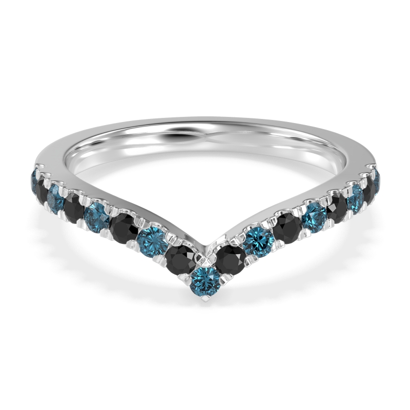 Chevron Half Eternity Lavana Band