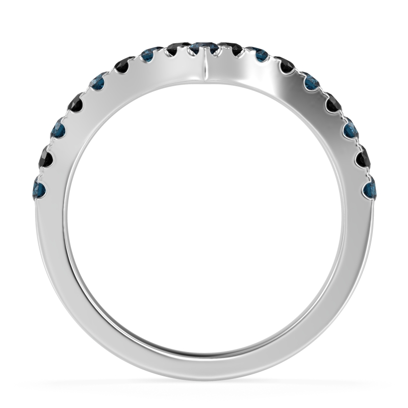 Chevron Half Eternity Lavana Band