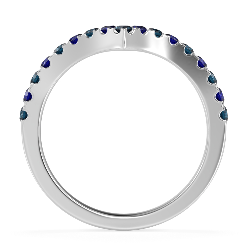 Chevron Half Eternity Lavana Band