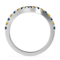 Chevron Half Eternity Lavana Band