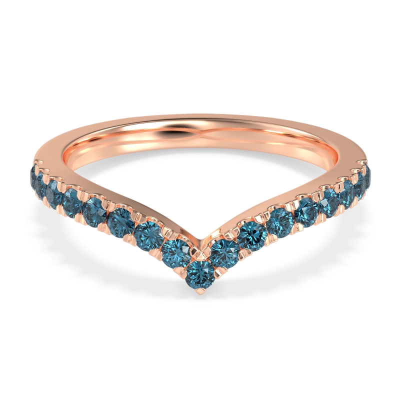 Chevron Half Eternity Lavana Band