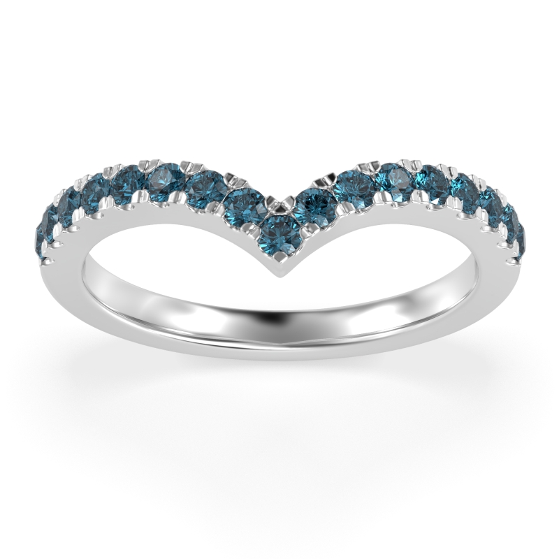 Chevron Half Eternity Lavana Band