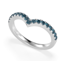 Chevron Half Eternity Lavana Band