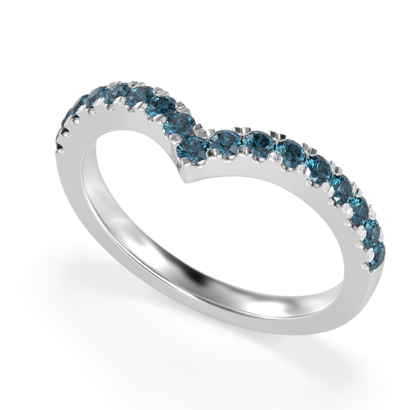 Chevron Half Eternity Lavana Band