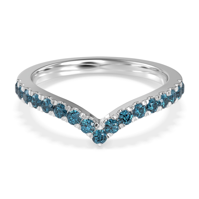 Chevron Half Eternity Lavana Band