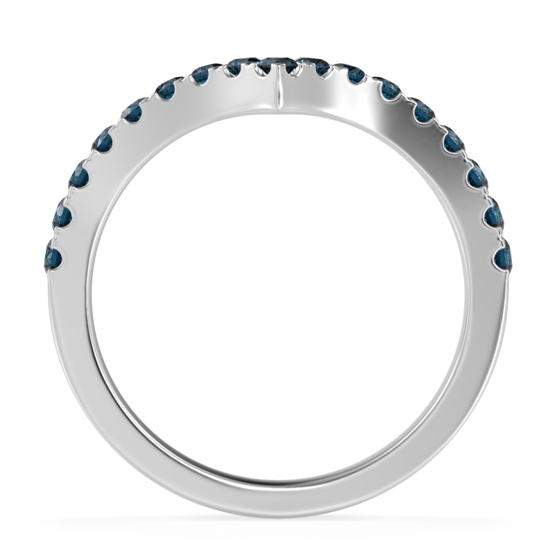 Chevron Half Eternity Lavana Band