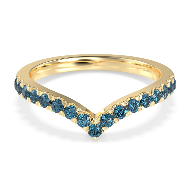 Chevron Half Eternity Lavana Band