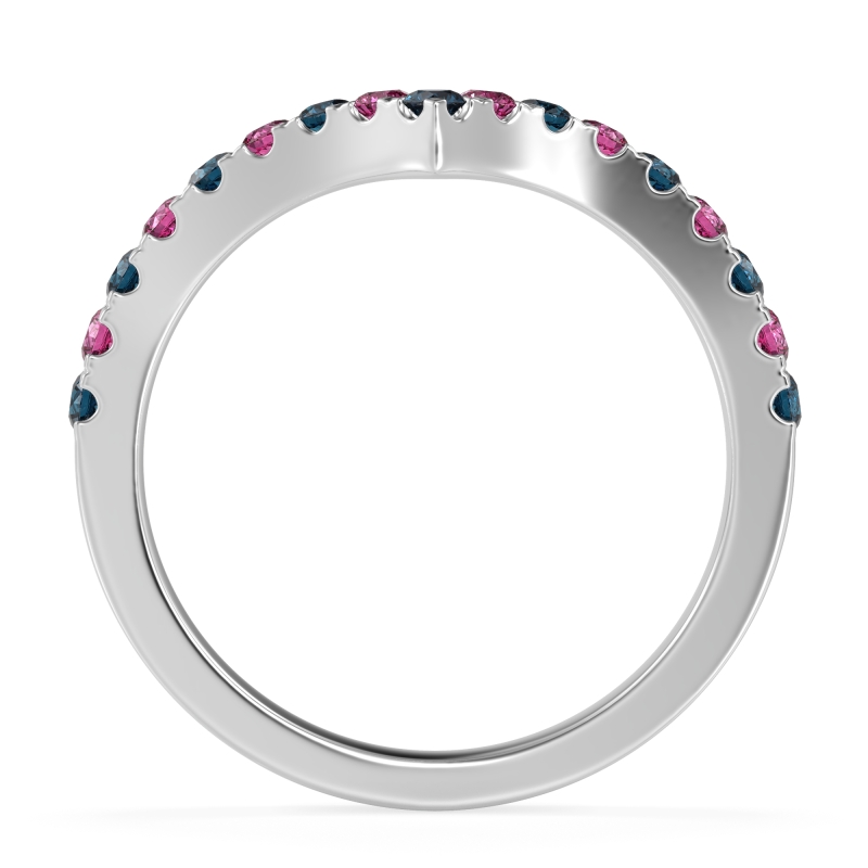 Chevron Half Eternity Lavana Band