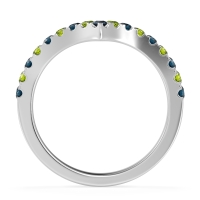 Chevron Half Eternity Lavana Band