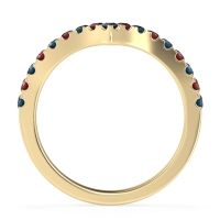 Chevron Half Eternity Lavana Band