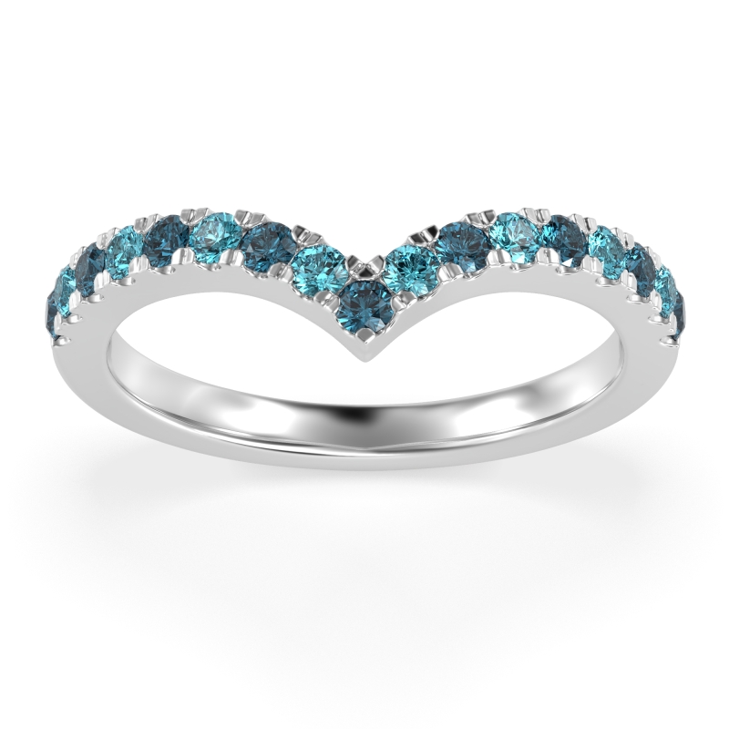Chevron Half Eternity Lavana Band