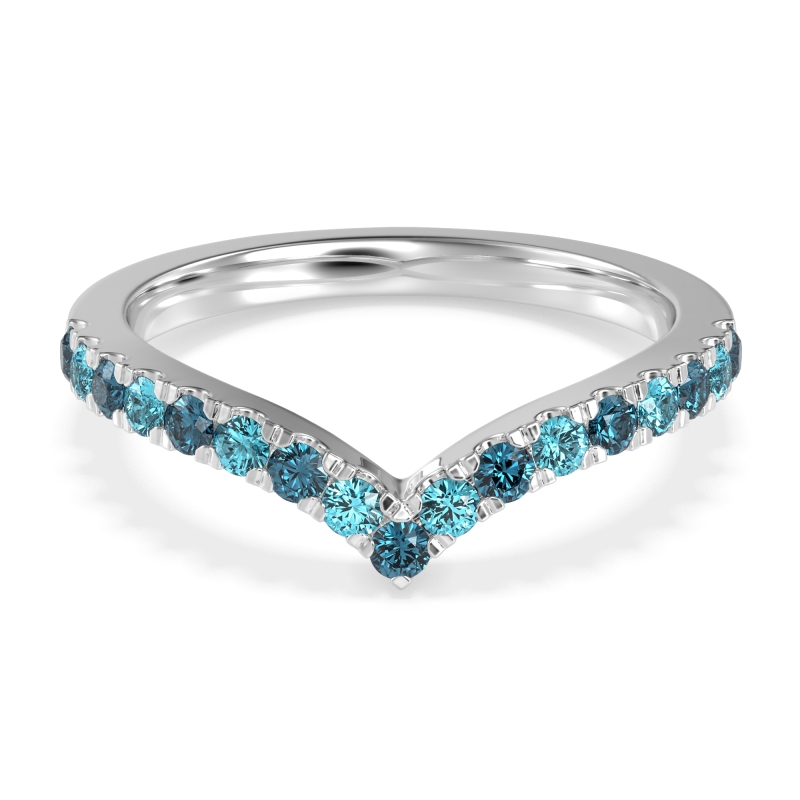 Chevron Half Eternity Lavana Band