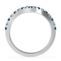 Chevron Half Eternity Lavana Band
