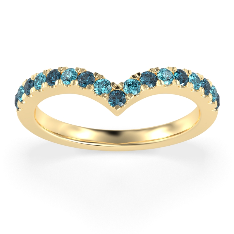 Chevron Half Eternity Lavana Band