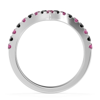 Chevron Half Eternity Lavana Band