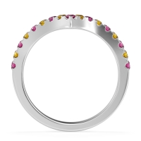 Chevron Half Eternity Lavana Band