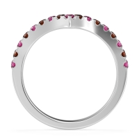Chevron Half Eternity Lavana Band