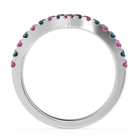 Chevron Half Eternity Lavana Band