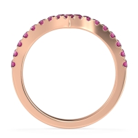 Chevron Half Eternity Lavana Band