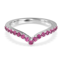 Chevron Half Eternity Lavana Band