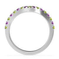 Chevron Half Eternity Lavana Band