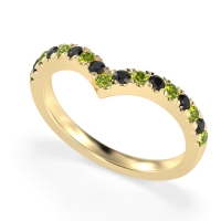 Chevron Half Eternity Lavana Band
