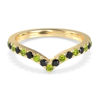 Chevron Half Eternity Lavana Band