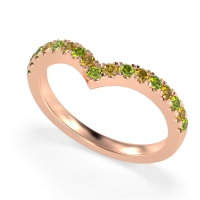 Chevron Half Eternity Lavana Band