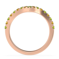 Chevron Half Eternity Lavana Band