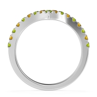 Chevron Half Eternity Lavana Band