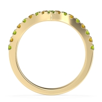 Chevron Half Eternity Lavana Band