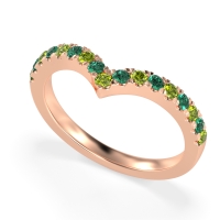 Chevron Half Eternity Lavana Band