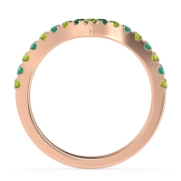 Chevron Half Eternity Lavana Band