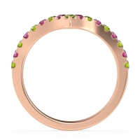 Chevron Half Eternity Lavana Band