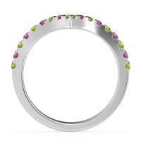 Chevron Half Eternity Lavana Band