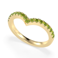 Chevron Half Eternity Lavana Band