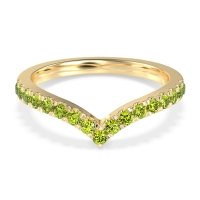 Chevron Half Eternity Lavana Band