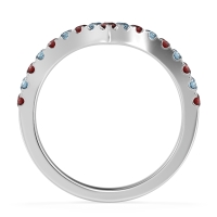 Chevron Half Eternity Lavana Band