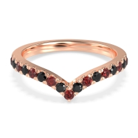 Chevron Half Eternity Lavana Band