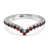 Chevron Half Eternity Lavana Band