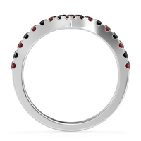 Chevron Half Eternity Lavana Band