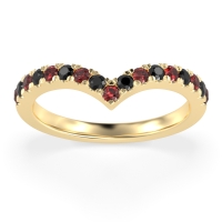 Chevron Half Eternity Lavana Band