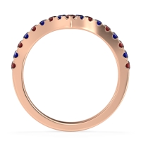 Chevron Half Eternity Lavana Band