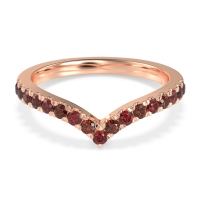 Chevron Half Eternity Lavana Band