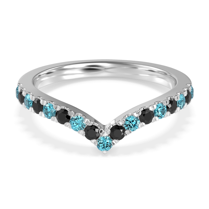 Chevron Half Eternity Lavana Band