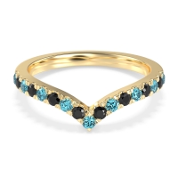 Chevron Half Eternity Lavana Band